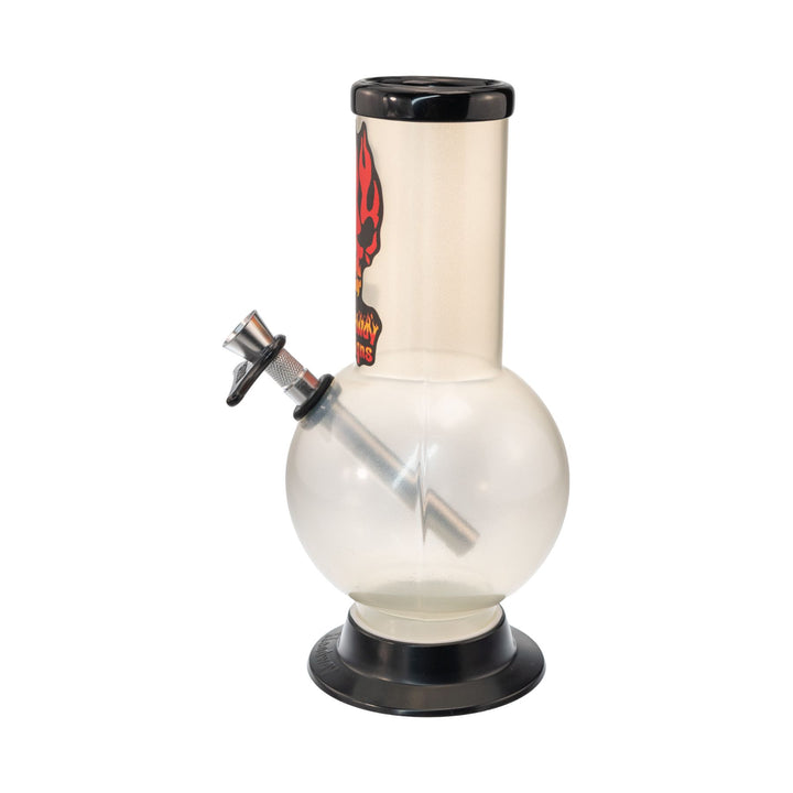 "Left-side of an 8'' Frosted Headway Designs water pipe," - Up N Smoke.