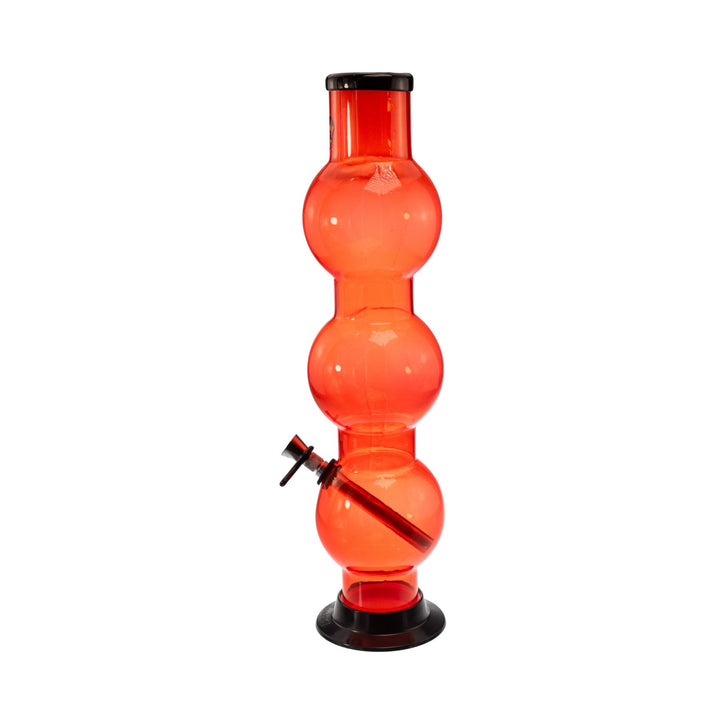 "Left-side of an orange Headway Designs acrylic water pipe," - Up N Smoke.