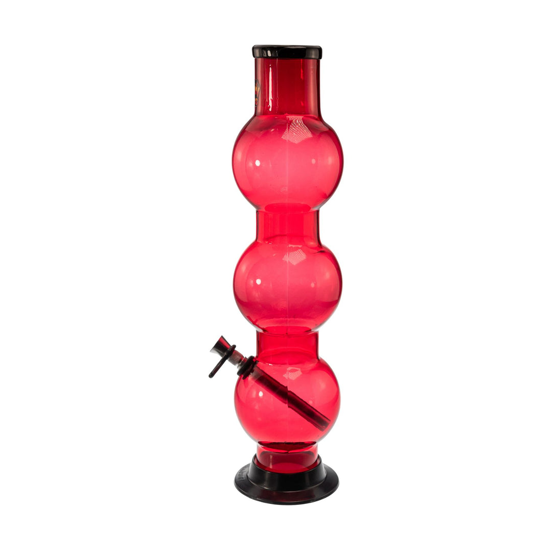 "Left-side of a red Triple Bubble Water Pipe," - Up N Smoke.