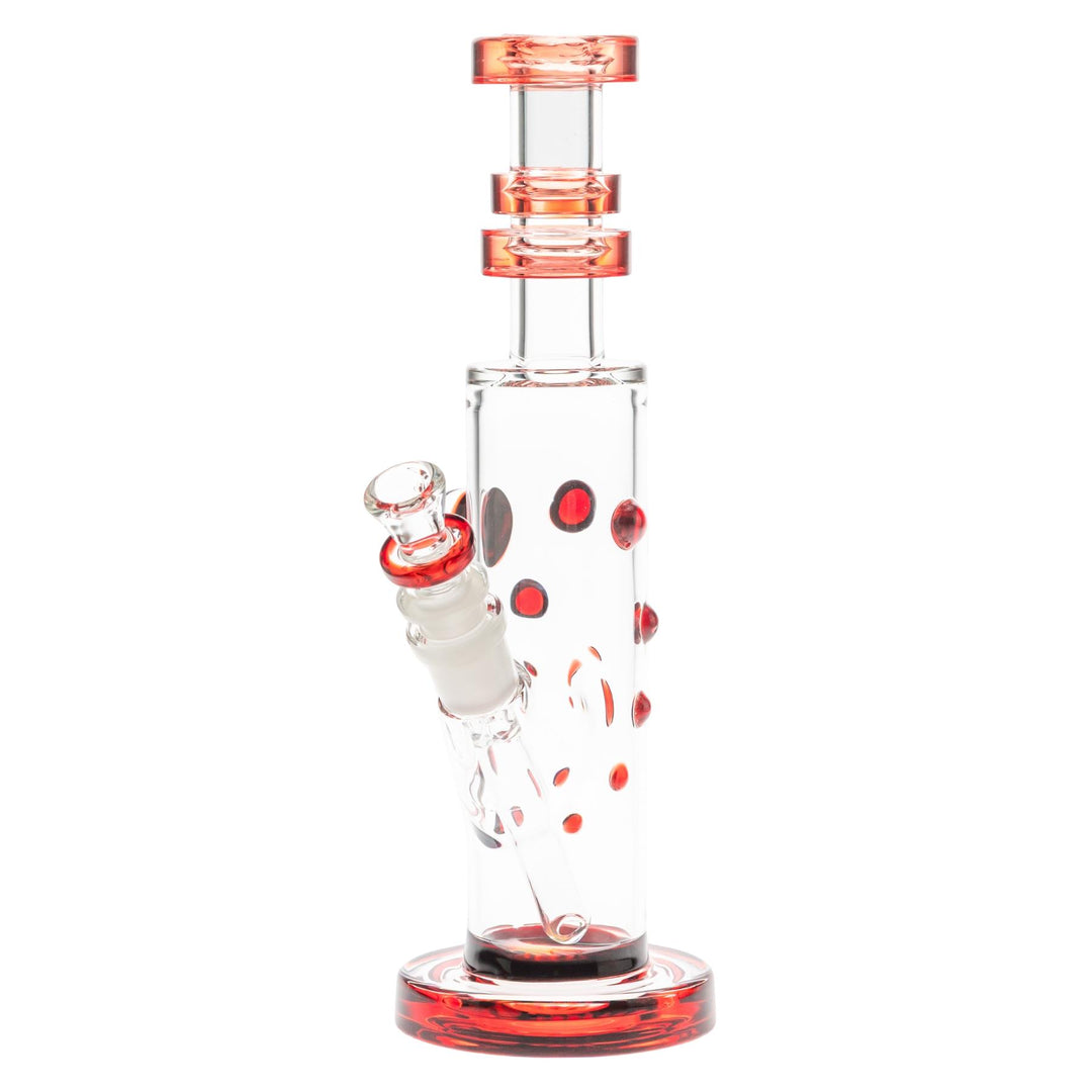 Hubbard Wig Wag Water Pipe side angle on a white background - Up N Smoke 
