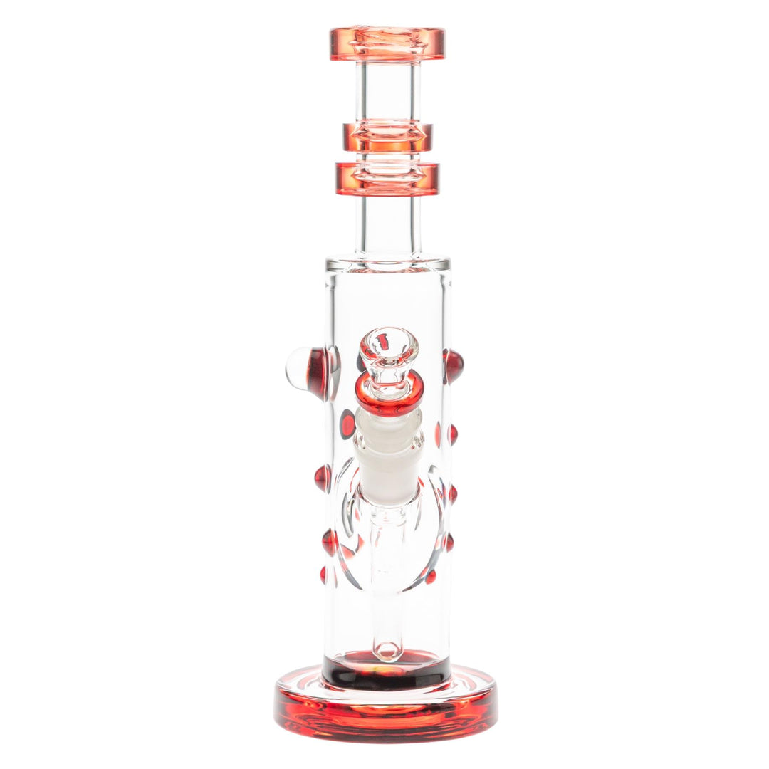 Hubbard Wig Wag Water Pipe front angle on a white background - Up N Smoke 