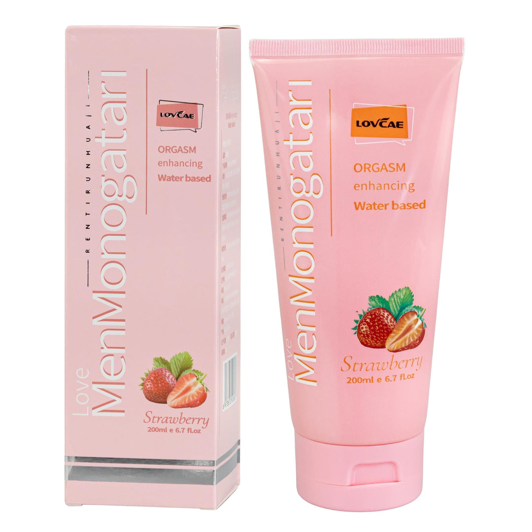 Intimate Anal Lubricant displayed on a white background strawberry - Up N Smoke