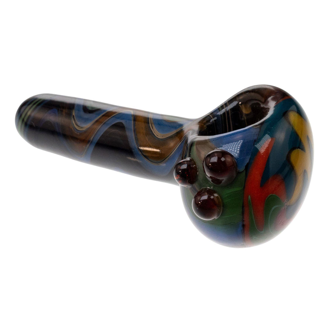 "Right-side of a Pulsar Into a Waking Dream herb spoon on a white background," - Up N Smoke.