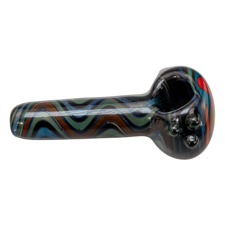 "Right-side of a Pulsar Into a Waking Dream hand pipe on a white background," - Up N Smoke.