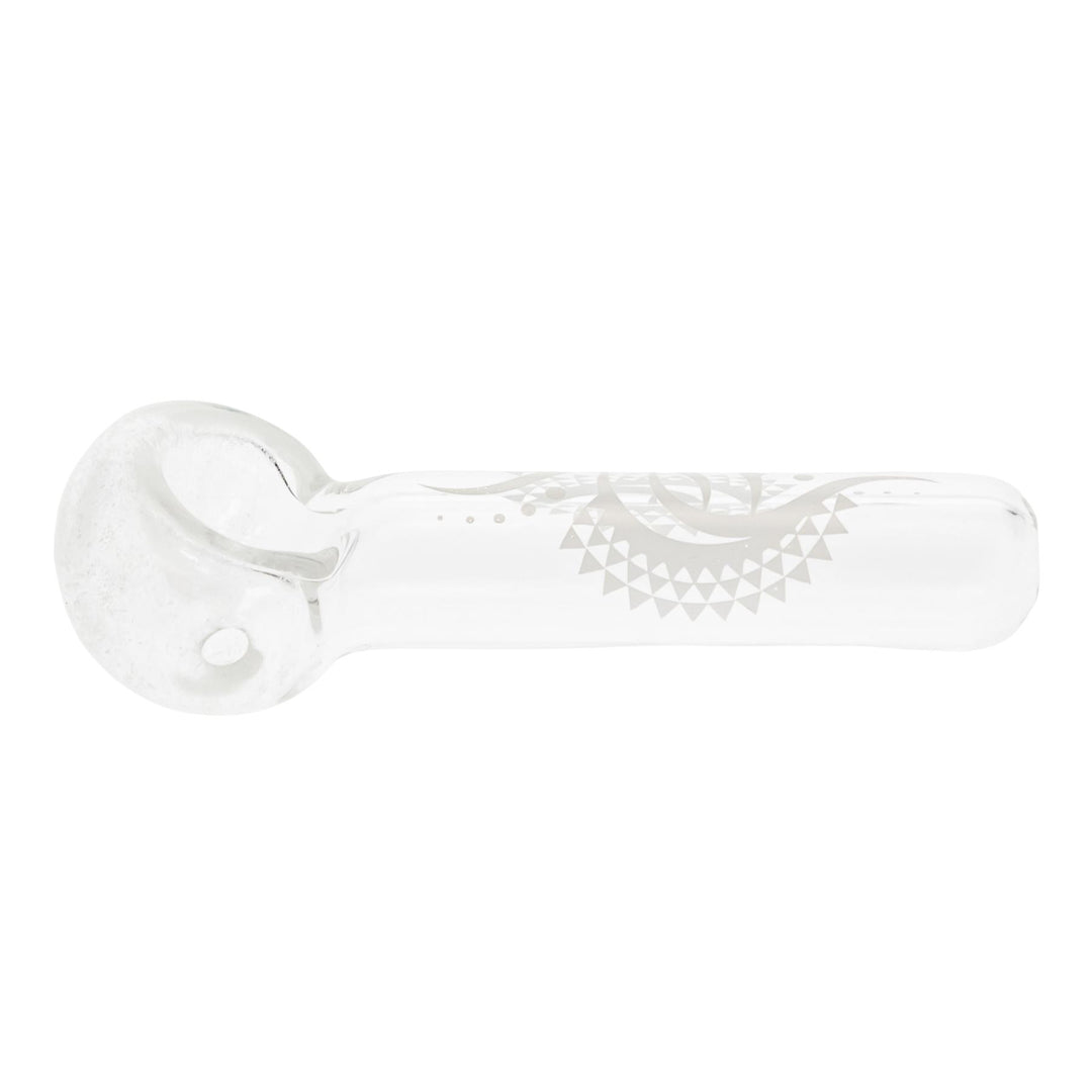 JF Frit Tribal Hand Pipe displayed on a white background - Up N Smoke