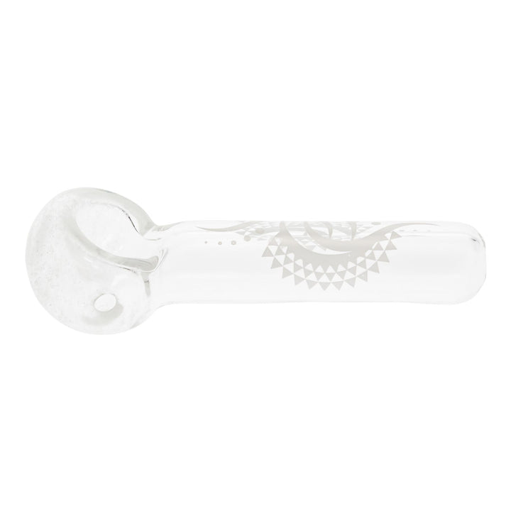 JF Frit Tribal Hand Pipe displayed on a white background - Up N Smoke