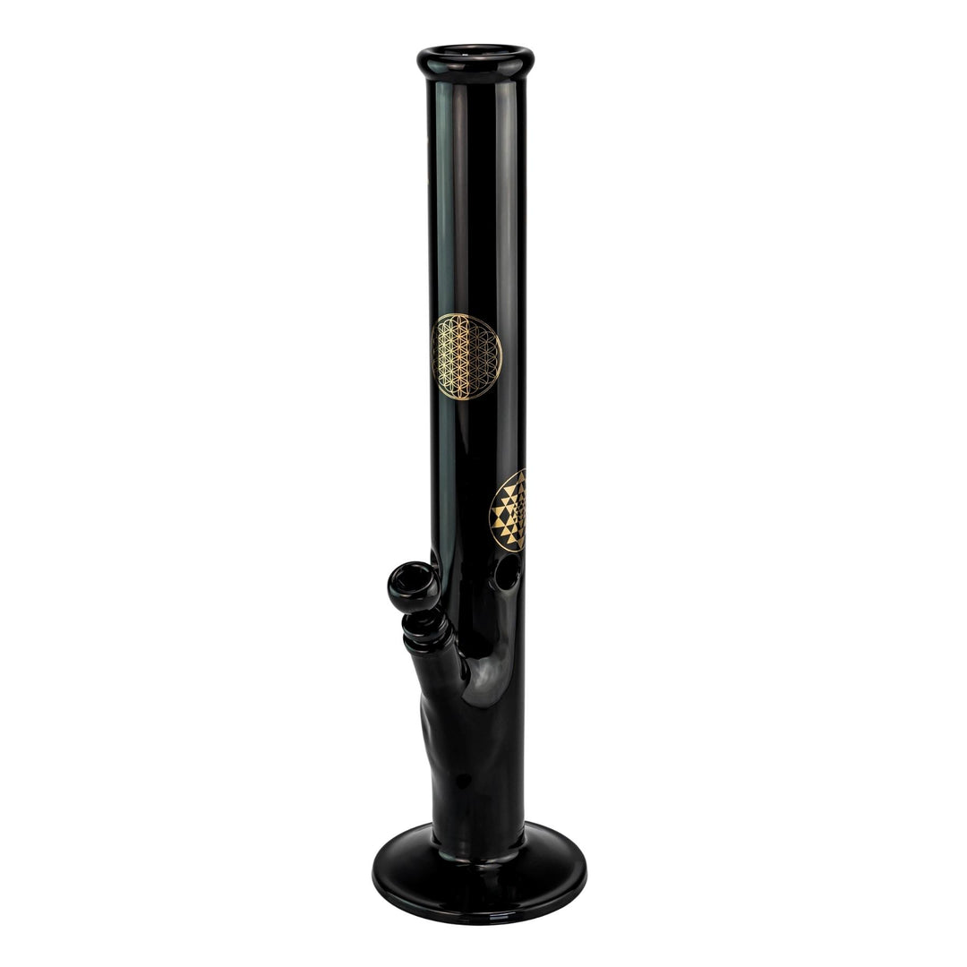 JF Geometric Flare Straight Tube displayed on a white background - Up N Smoke