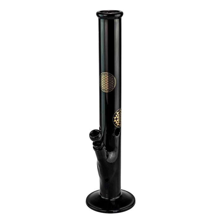 JF Geometric Flare Straight Tube displayed on a white background - Up N Smoke
