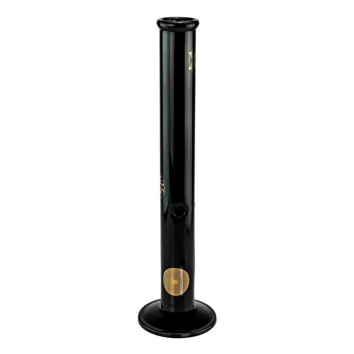 JF Geometric Flare Straight Tube displayed on a white background back facing - Up N Smoke