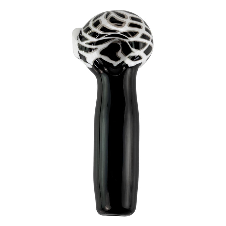 JF Reticello Hand Pipe displayed on a white background top down angle - Up N Smoke