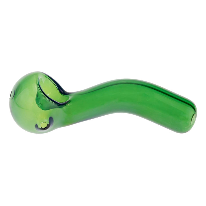 JF Silver Fumed Sherlock Hand Pipe displayed on a white background - Up N Smoke