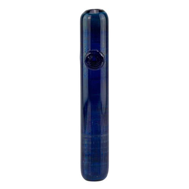 JF Silver Fumed Steamroller Blue displayed on a white background back angle - Up N Smoke