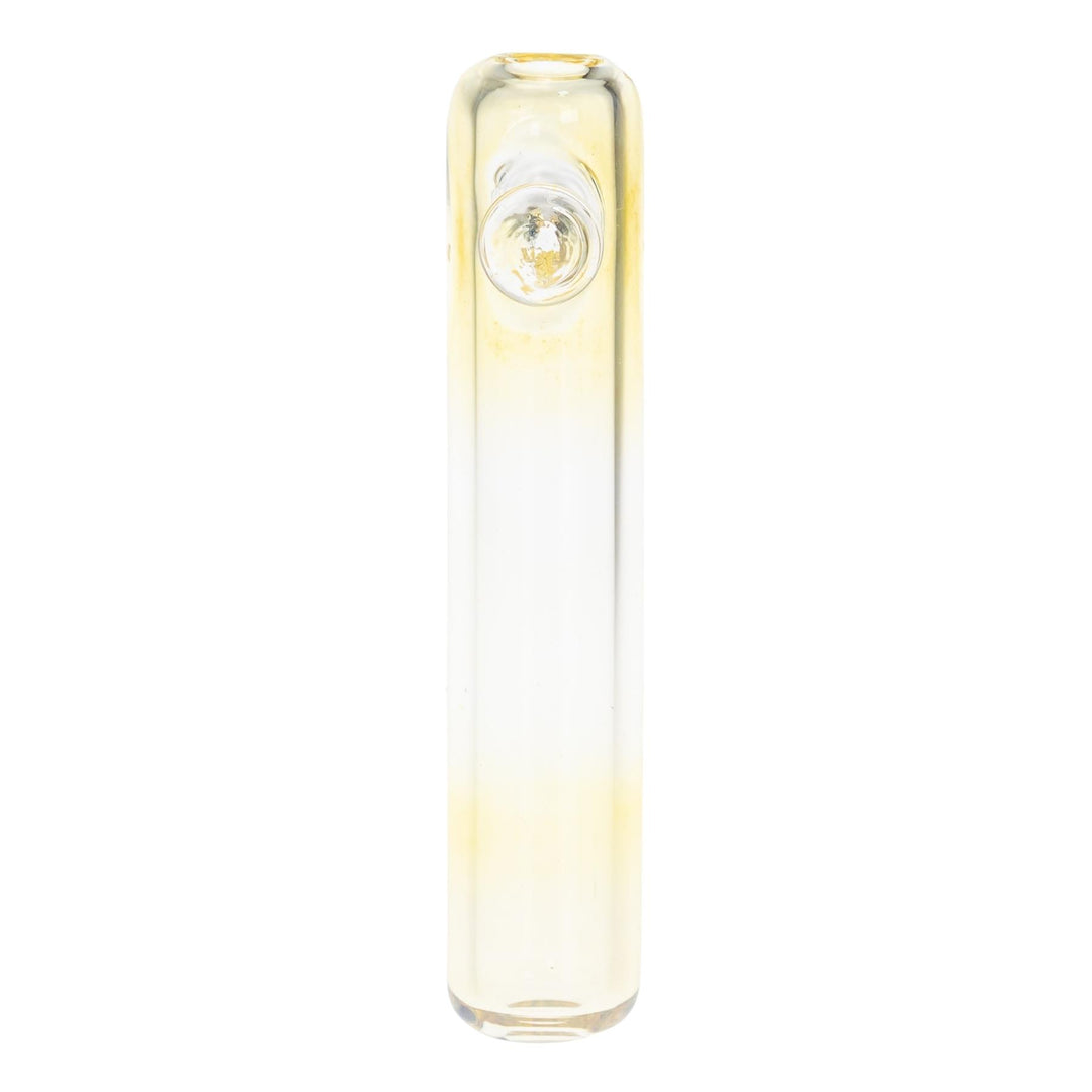 JF Silver Fumed Steamroller Clear displayed on a white background back angle - Up N Smoke