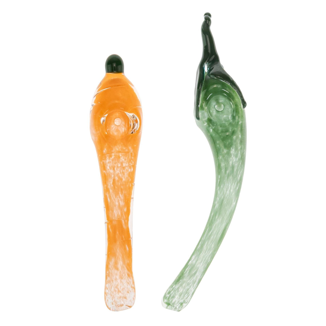 JF Vegetable Hand Pipe group photo displayed on a white background - Up N Smoke