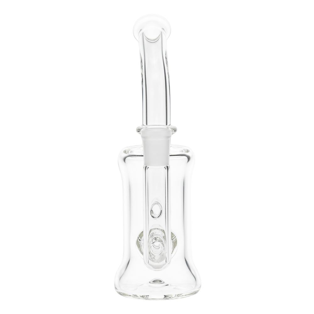 Jack Glass Bent Neck Rig on a white background front facing angle - Up N Smoke