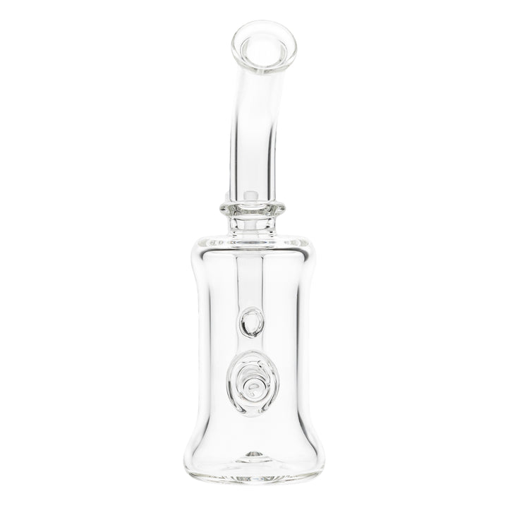 Jack Glass Bent Neck Rig on a white background back facing angle - Up N Smoke