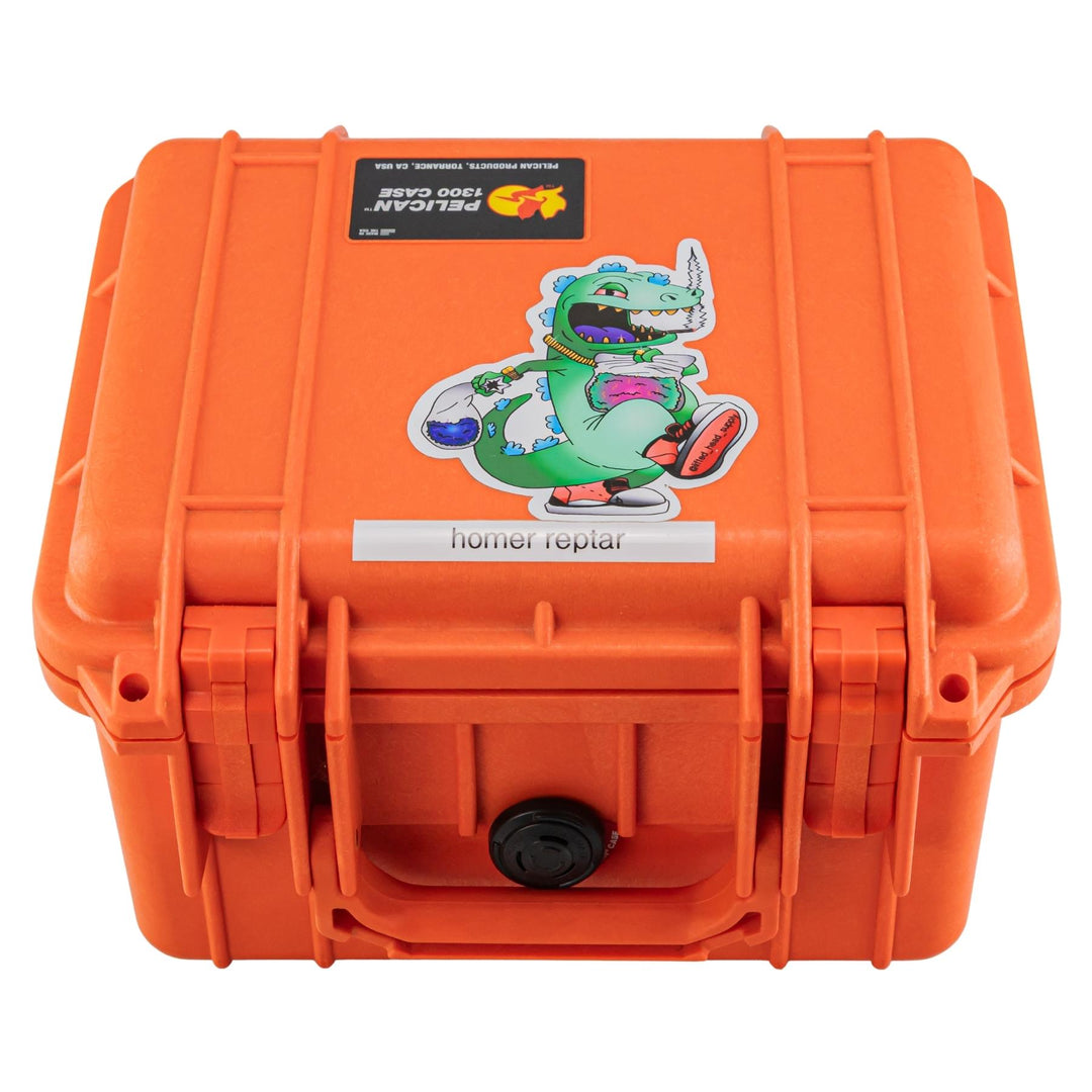 Jeff Smart Simpson’s Homer Rig on a white background in closed case angle - Up N Smoke