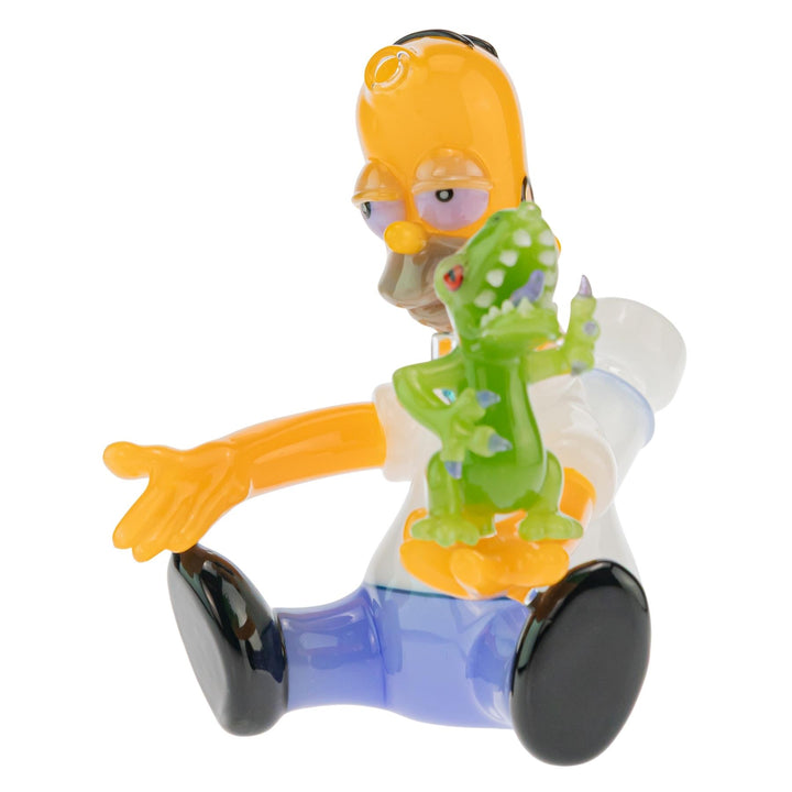 Jeff Smart Simpson’s Homer Rig on a white background front left angle - Up N Smoke