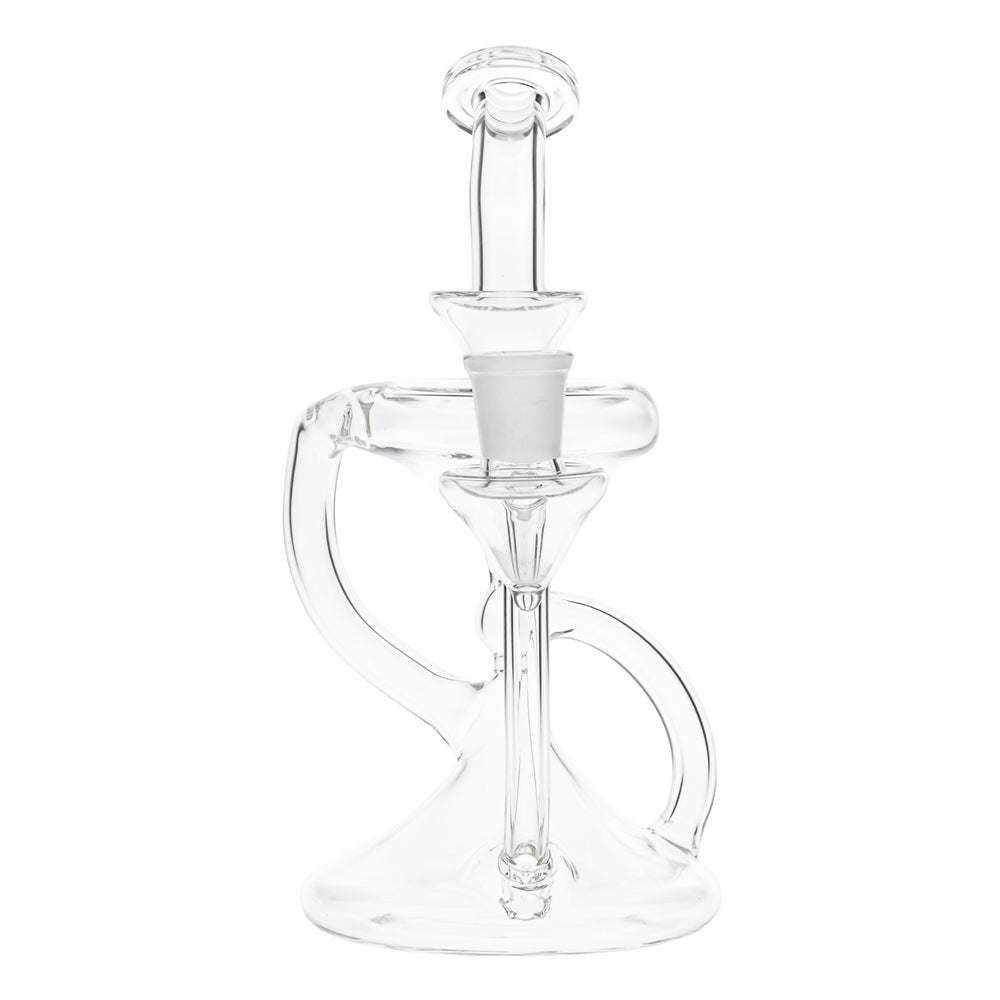 Juan Recycler Hourglass Recycler on a white front facing background - Up N Smoke