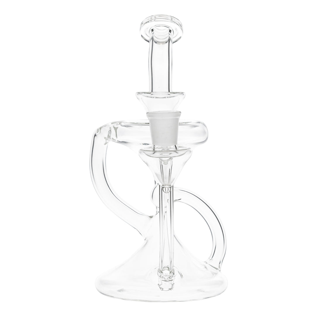 Juan Recycler Hourglass Recycler on a white front facing background - Up N Smoke