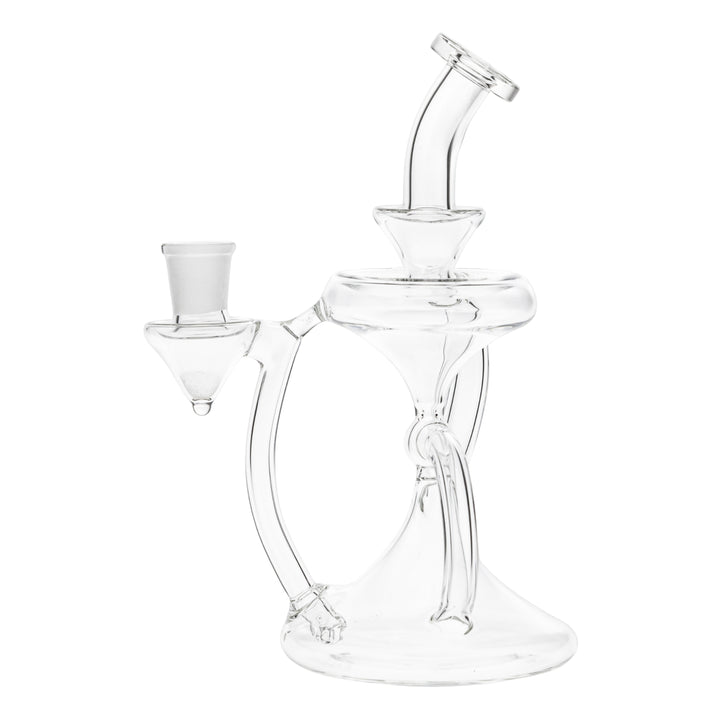 Juan Recycler Hourglass Recycler on a white left facing background - Up N Smoke