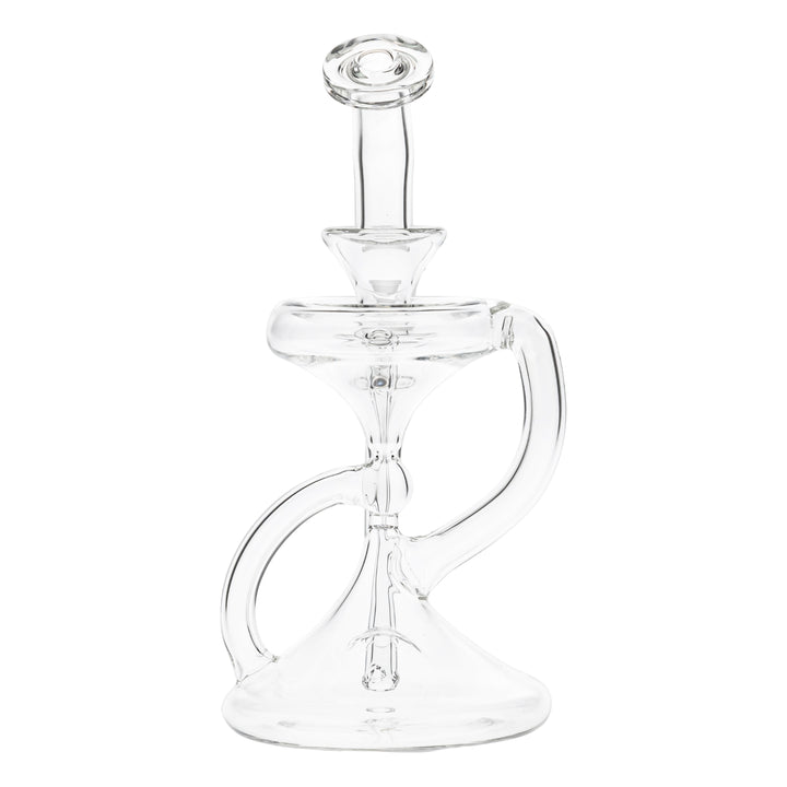 Juan Recycler Hourglass Recycler on a white back facing background - Up N Smoke