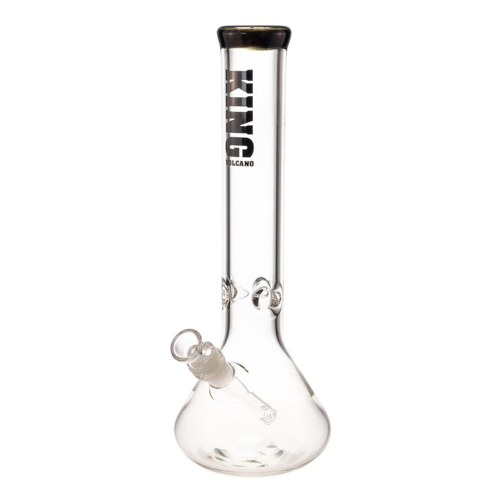 "Black King Volcano 50mmx15in Beaker on a white background," - Up N Smoke.