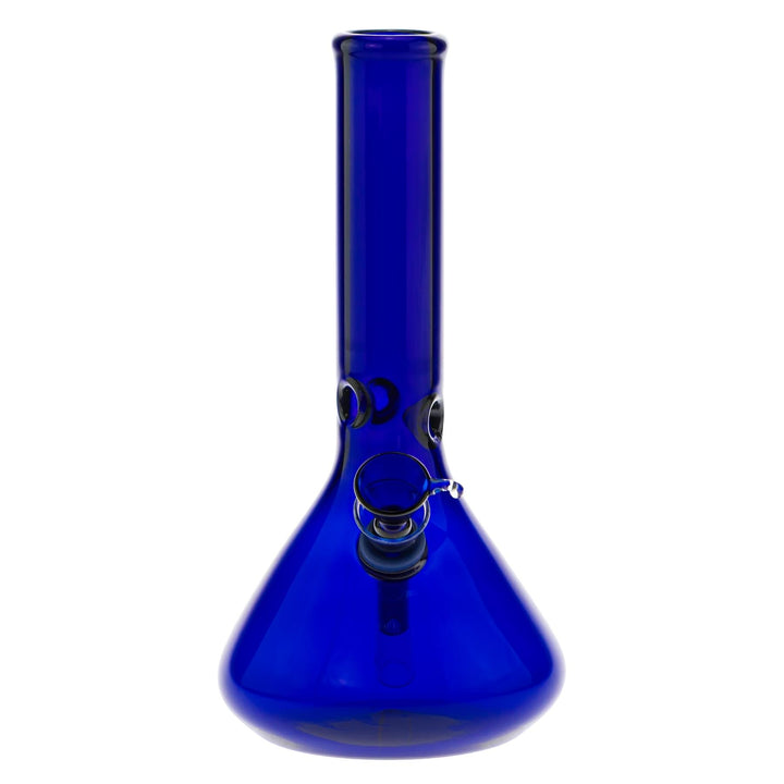KV 32mmx8” Slide Beaker blue color front angle on a white background - Up N Smoke