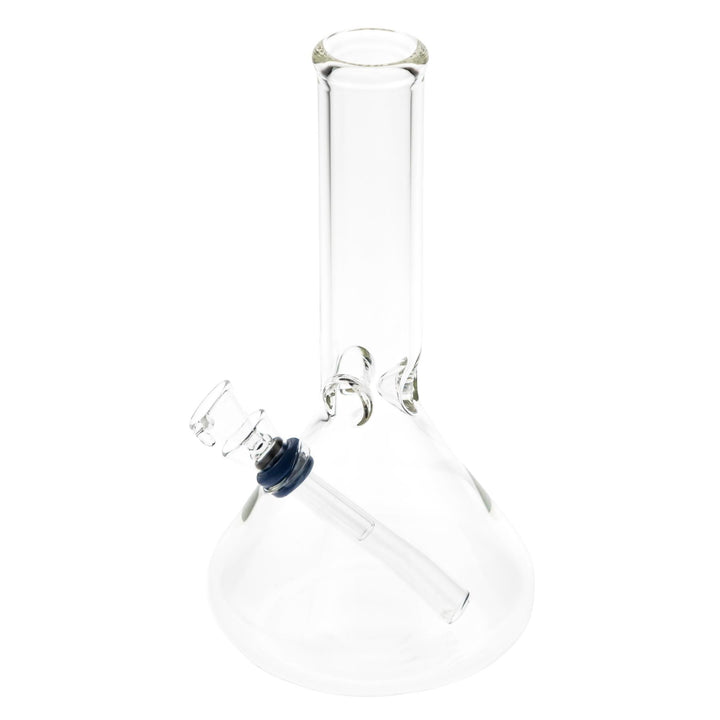 KV 32mmx8” Slide Beaker clear left angle on a white background - Up N Smoke