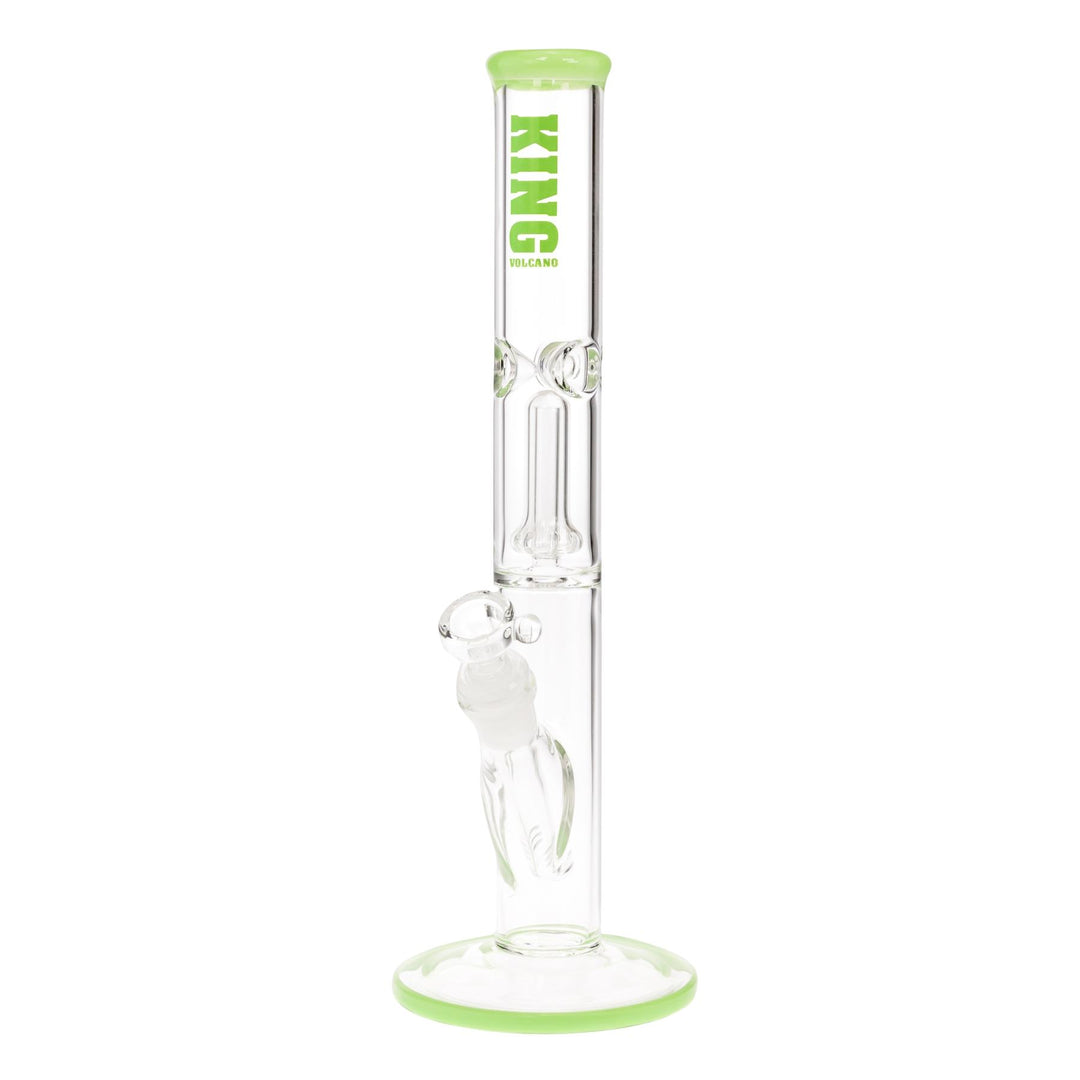 KV 38mmX12” Slyme Showerhead Flare Slide Water Pipe displayed on a white background - Up N Smoke
