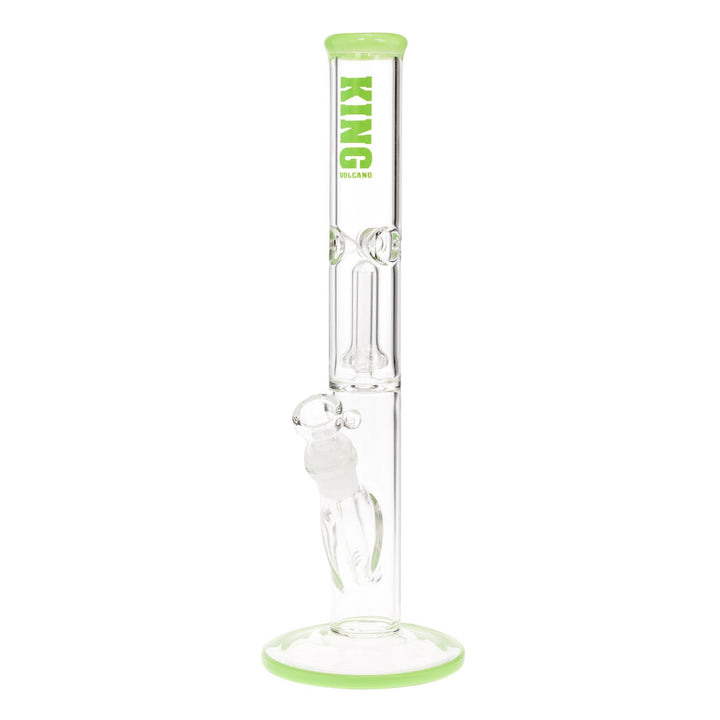 KV 38mmX12” Slyme Showerhead Flare Slide Water Pipe displayed on a white background - Up N Smoke