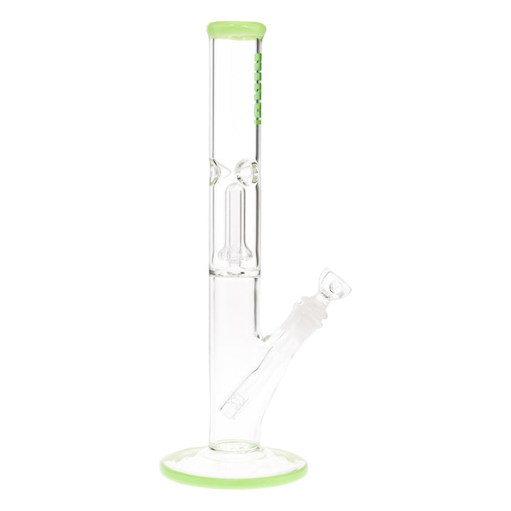 KV 38mmX12” Slyme Showerhead Flare Slide Water Pipe displayed on a white background right facing - Up N Smoke