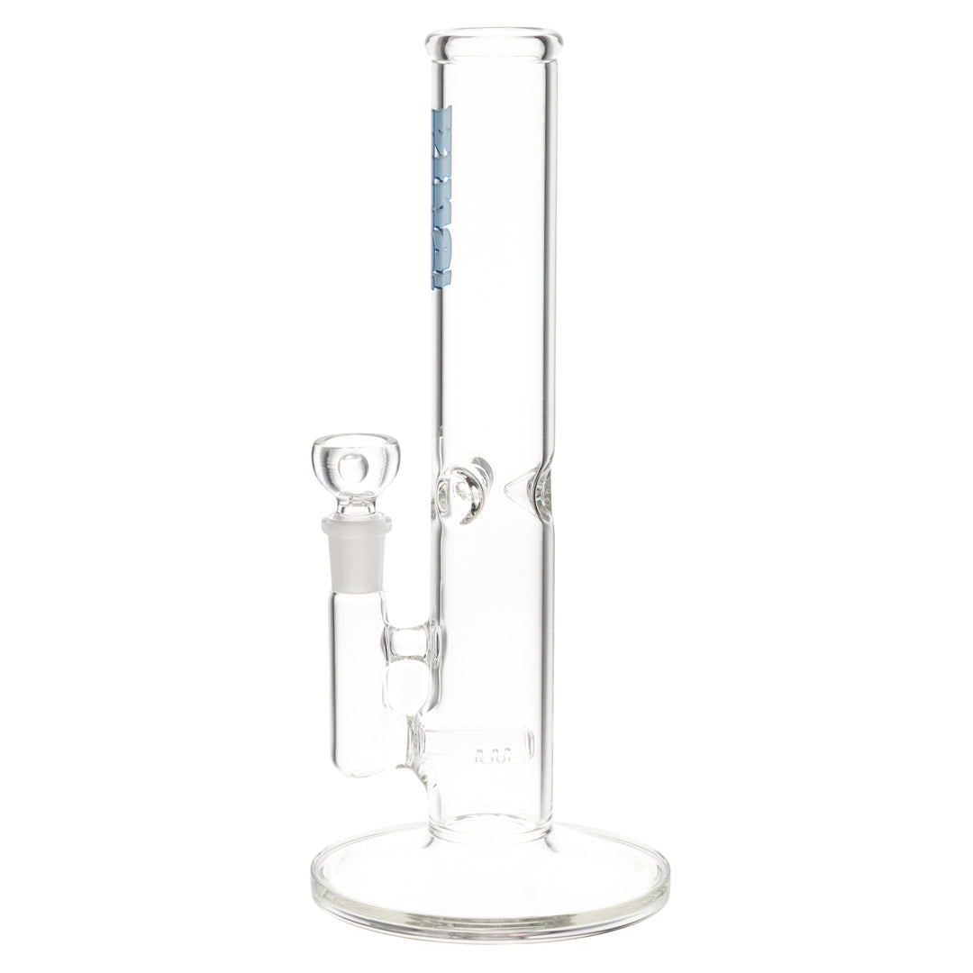 King Volcano 38mm x 10in Flare Fixed Water Pipe Blue left - Up N Smoke