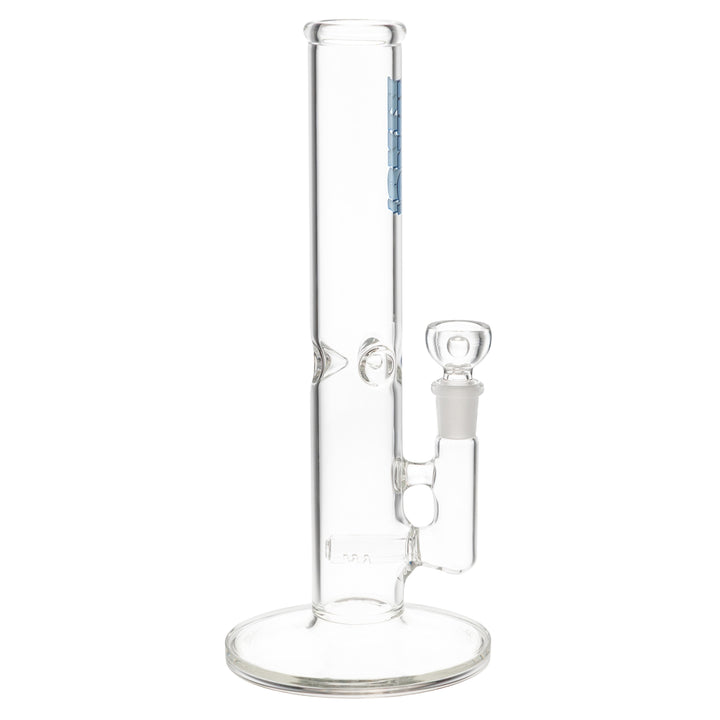 King Volcano 38mm x 10in Flare Fixed Water Pipe Blue  right - Up N Smoke