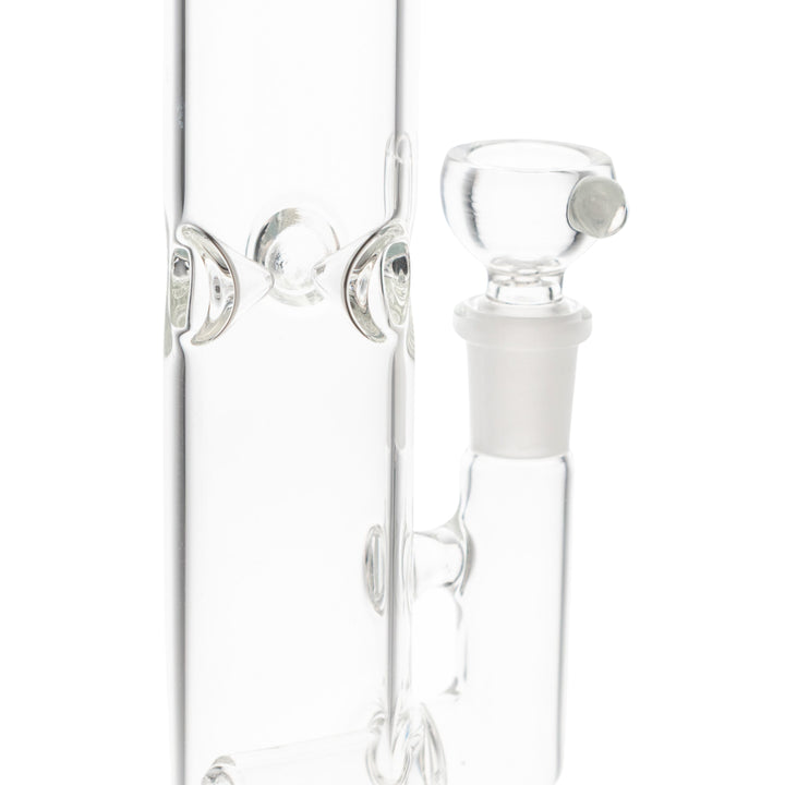 King Volcano 38mm x 10in Flare Fixed Water Pipe close up - Up N Smoke