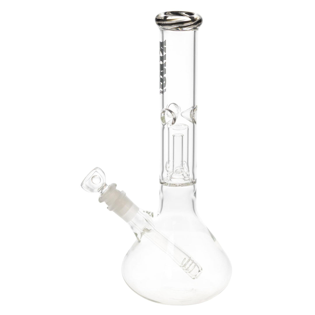 King Volcano 38mm x 12in Wrap Beaker black side angle - Up N Smoke