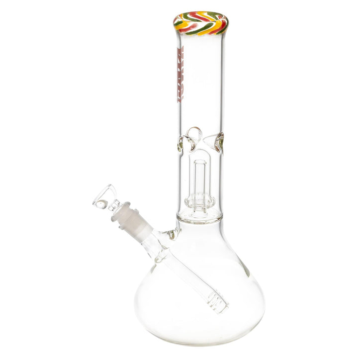 King Volcano 44mmx12” Wrap Beaker red, left angle - Up N Smoke 