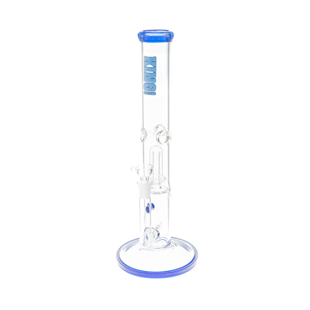 The KV 44mm x 12in Flare Water Pipe slight side  - Up N Smoke