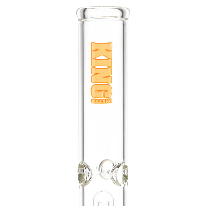 King Volcano 44mmx15inch Single Beaker Yellow on a white background - Up N Smoke