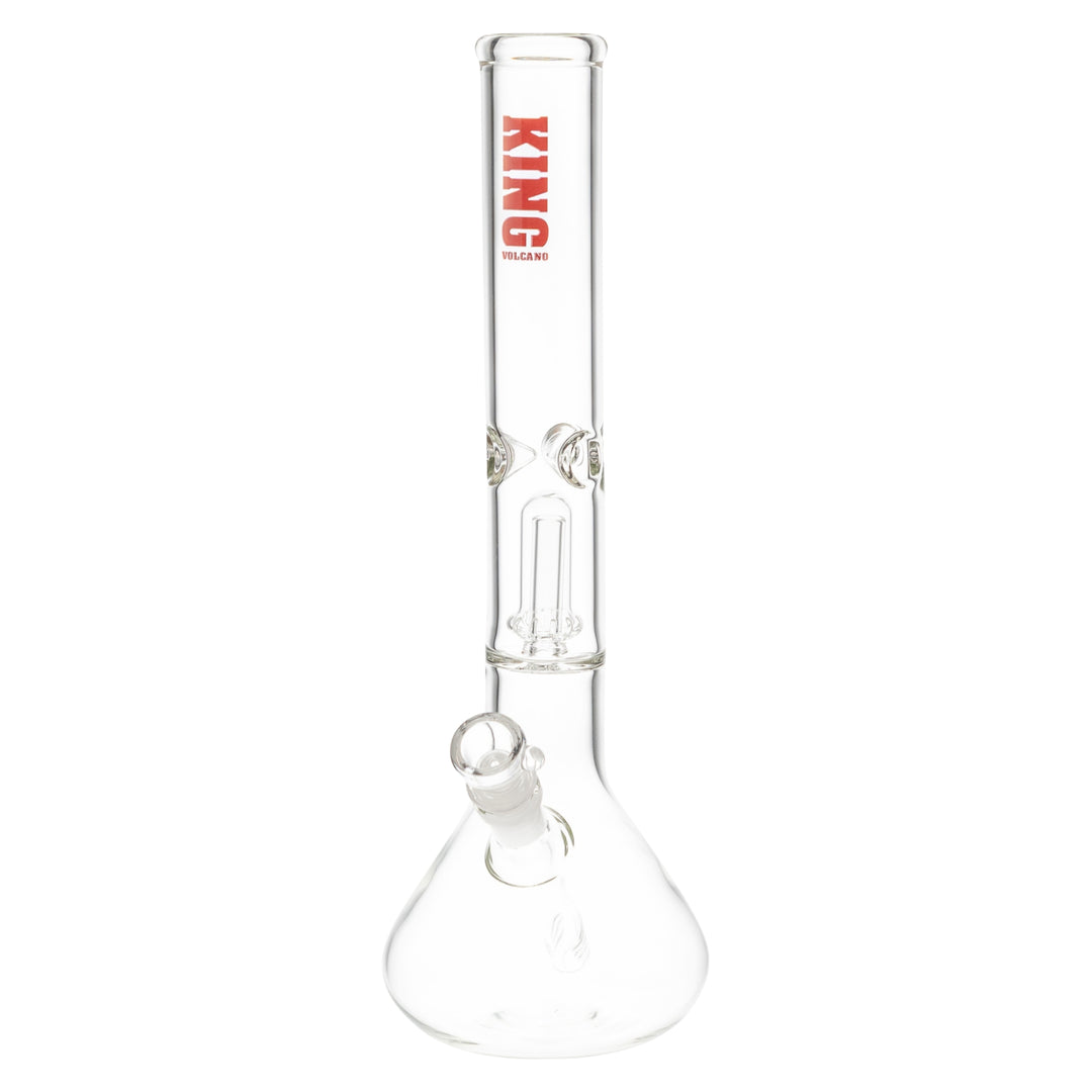 King Volcano 44mmx15inch Single Beaker red on a white background - Up N Smoke