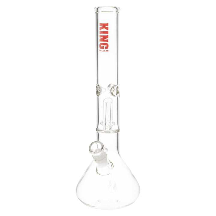 King Volcano 44mmx15inch Single Beaker red on a white background - Up N Smoke