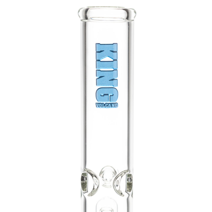 King Volcano 44mmx15inch Single Beaker blue on a white background - Up N Smoke