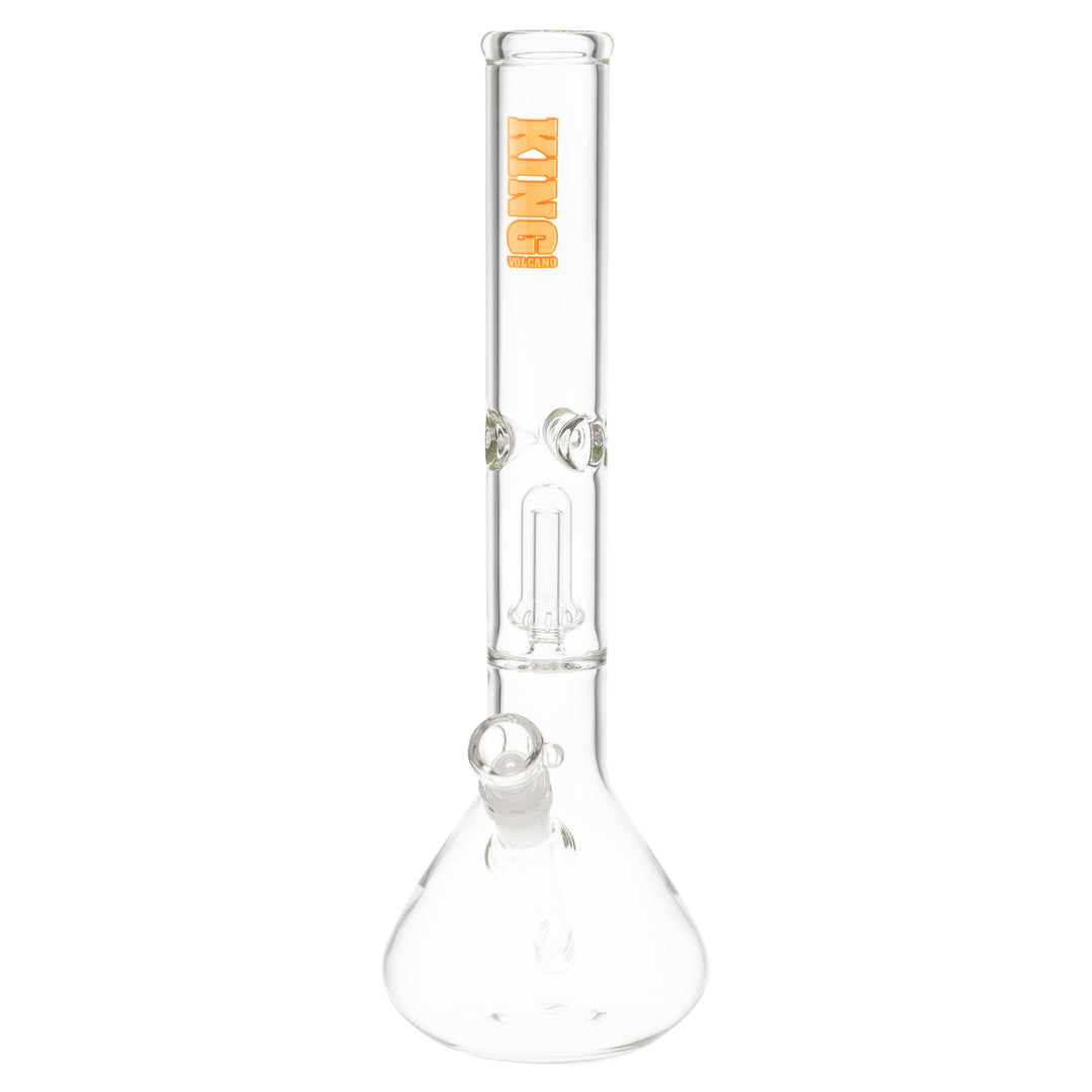 King Volcano 44mmx15inch Single Beaker Yellow on a white background - Up N Smoke
