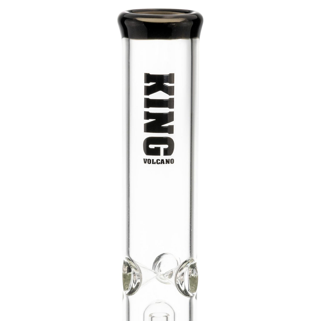 King Volcano 44mm x 15” Wrap Flare black detailed on a white background - Up N Smoke