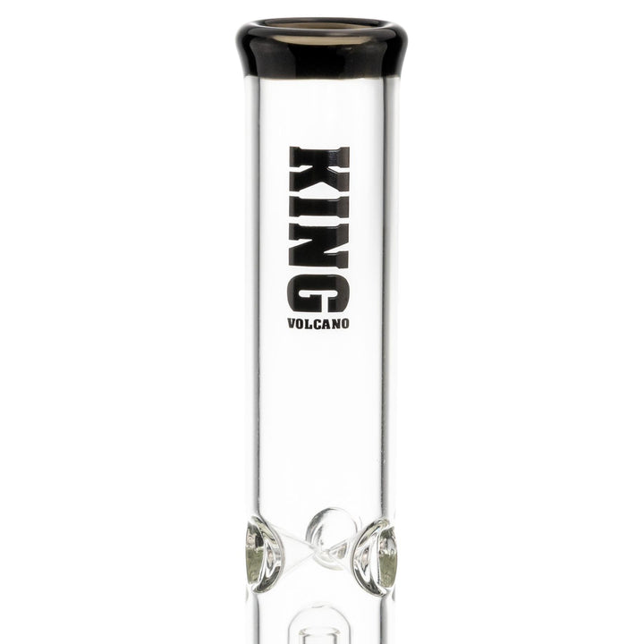 King Volcano 44mm x 15” Wrap Flare black detailed on a white background - Up N Smoke