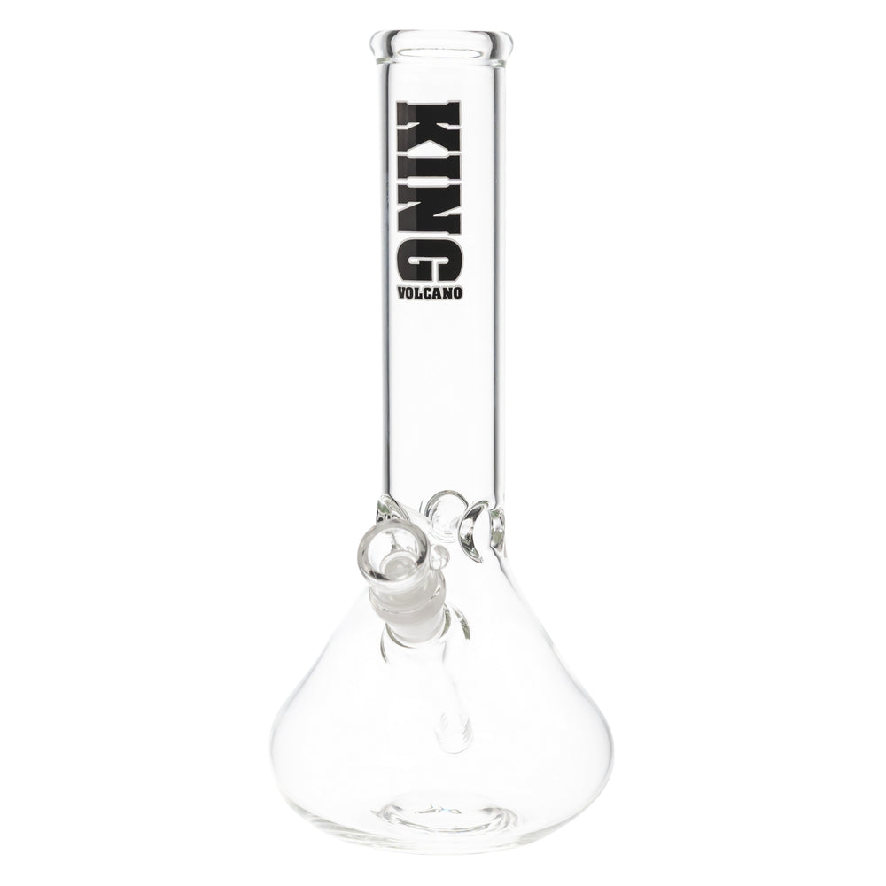 KV 50mm x 12” Beaker Water Pipe Black studio photo - Up N Smoke