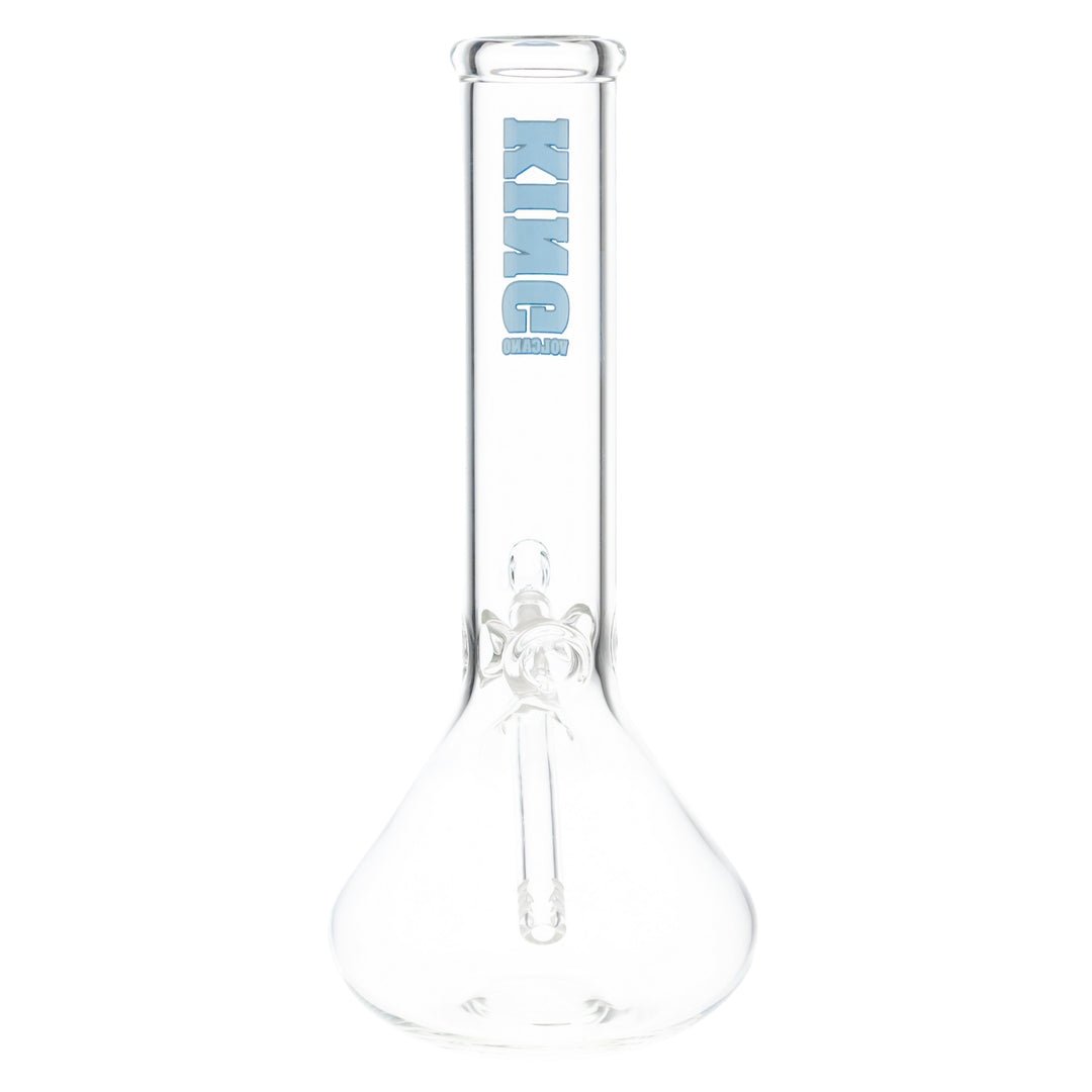 KV 50mm x 12” Beaker Water Pipe Blue back side studio photo - Up N Smoke