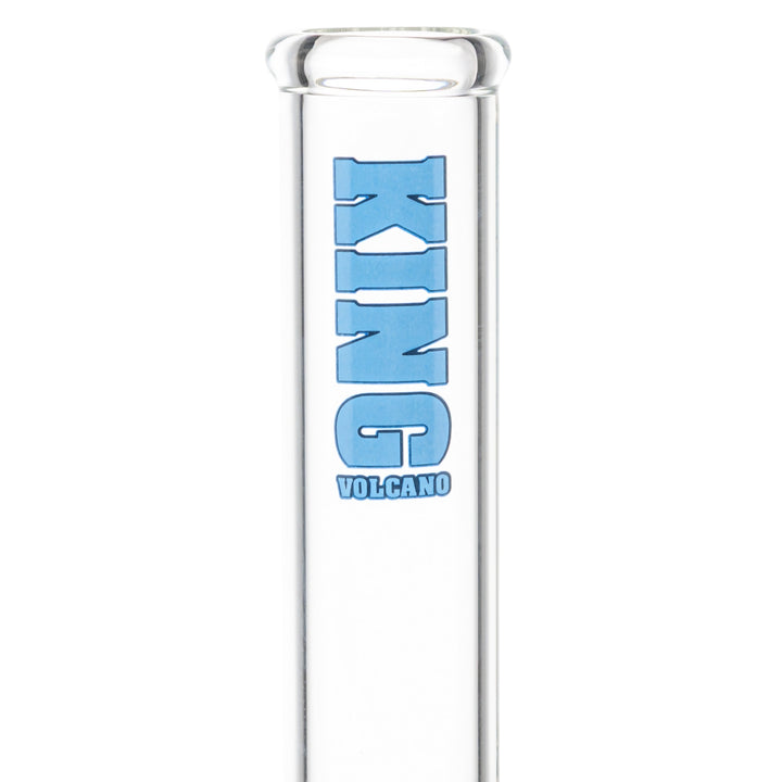 KV 50mm x 12” Beaker Water Pipe Blue close-up studio photo - Up N Smoke