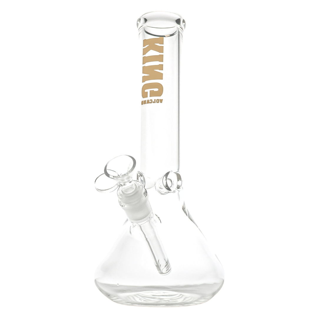 KV 50mm x 12” Beaker Water Pipe Gold studio photo - Up N Smoke