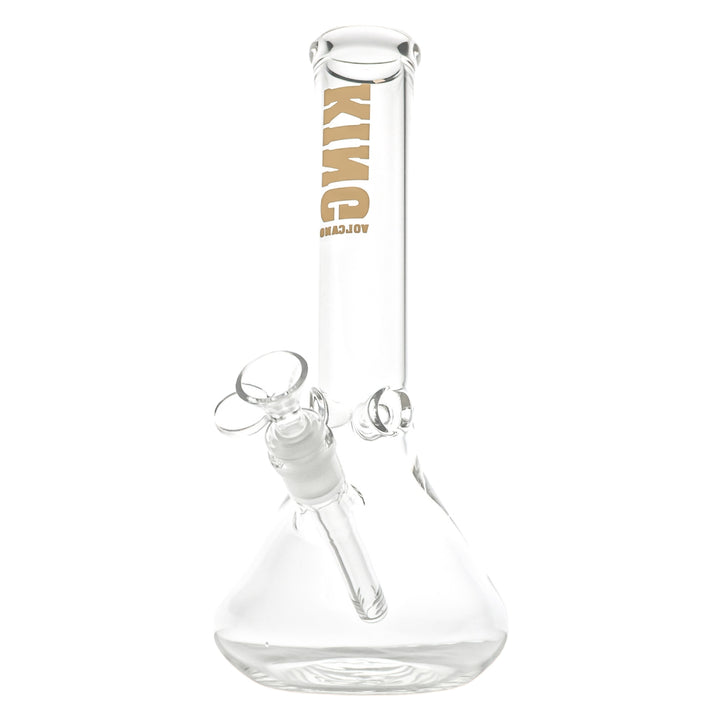 KV 50mm x 12” Beaker Water Pipe Gold studio photo - Up N Smoke